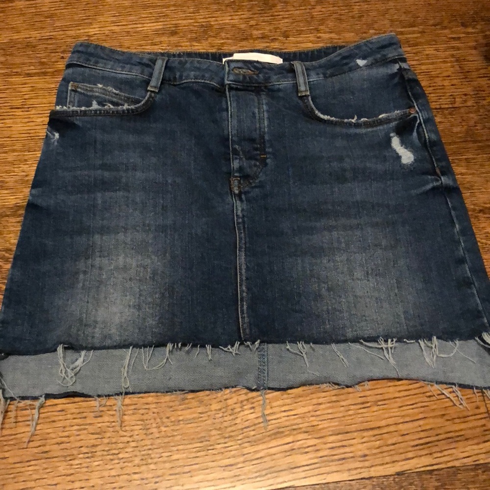 Zara denim skirt